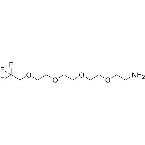 1,1,1-Trifluoroethyl-PEG4-amine Chemische Struktur
