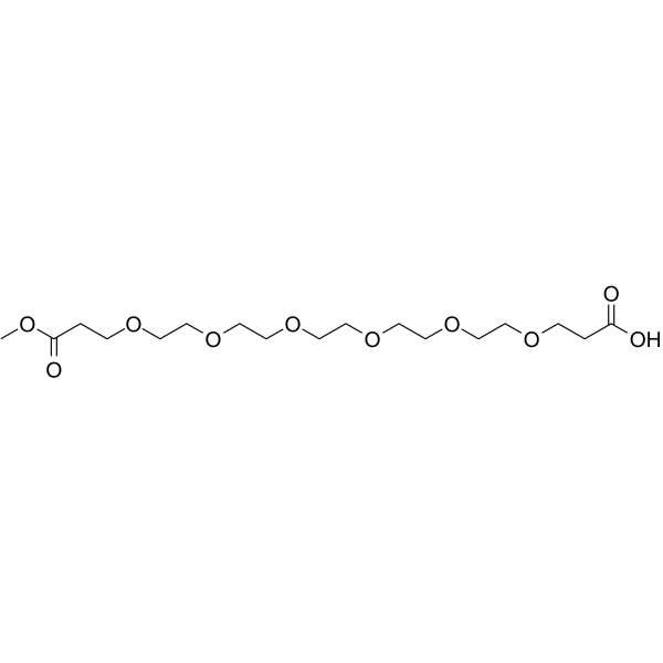 Acid-PEG6-mono-methyl ester 化学構造
