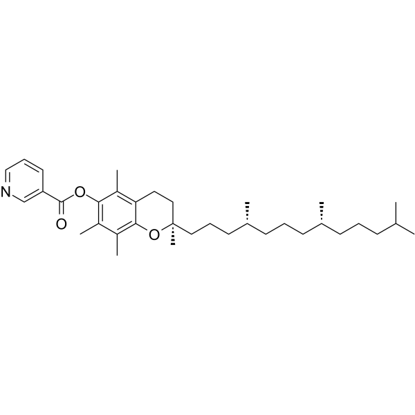 (±)-α-Tocopherol nicotinate  Chemical Structure