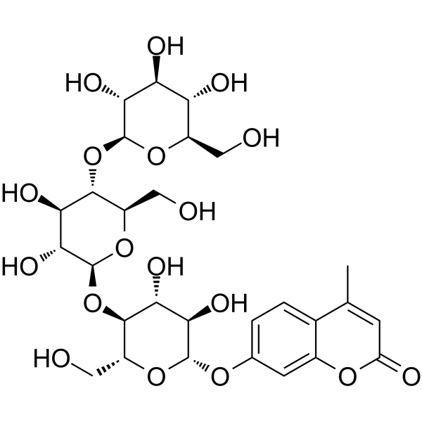 4-Methylumbelliferyl β-cellotrioside  Chemical Structure