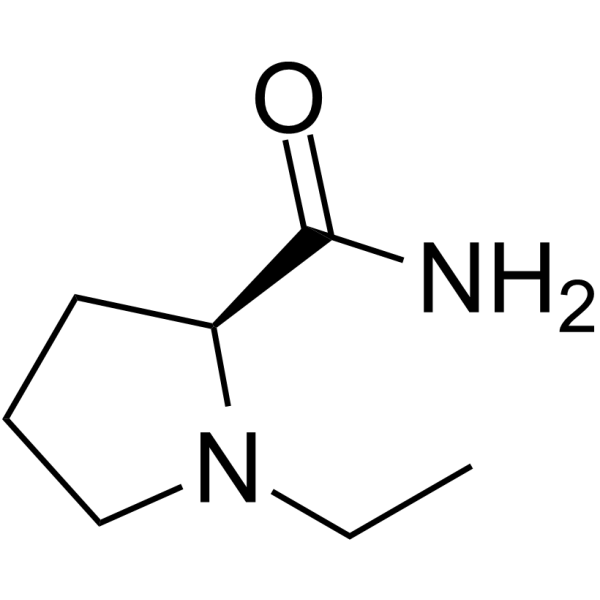 (S)-(-)-1-Ethyl-2-pyrrolidinecarboxamide  Chemical Structure