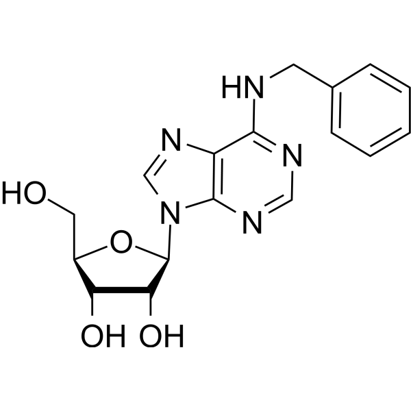 N6-Benzyladenosine  Chemical Structure