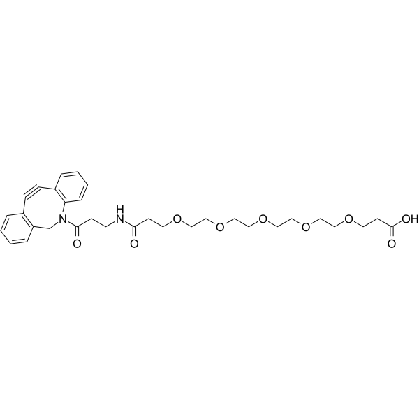 DBCO-NHCO-PEG4-acid  Chemical Structure