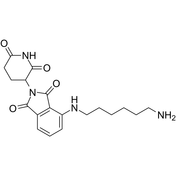 Thalidomide-NH-C6-NH2  Chemical Structure