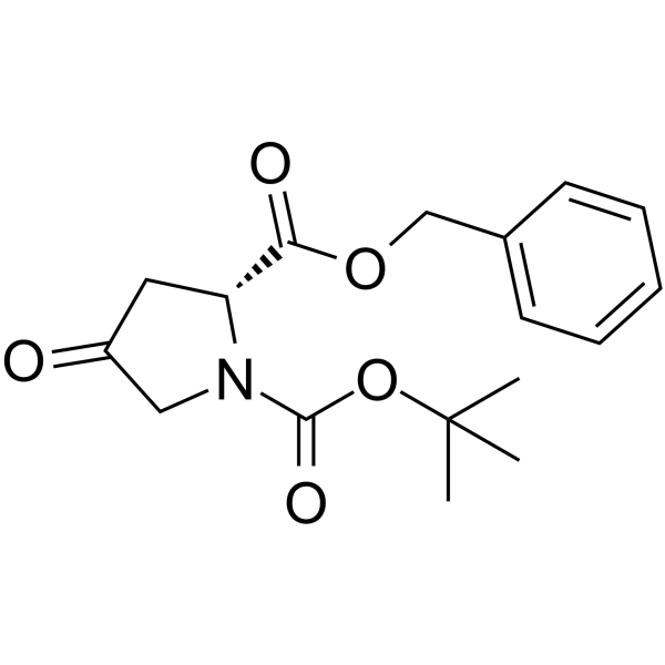 1-Boc-4-oxo-D-proline benzyl ester 化学構造
