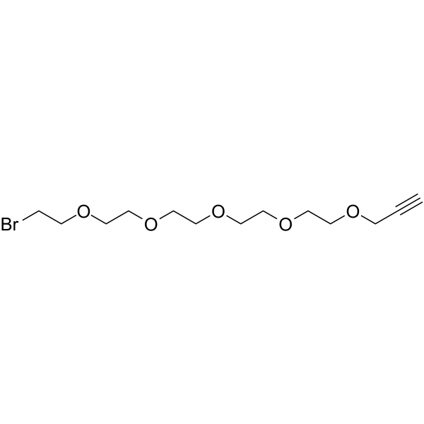 Propargyl-PEG5-Br Chemical Structure