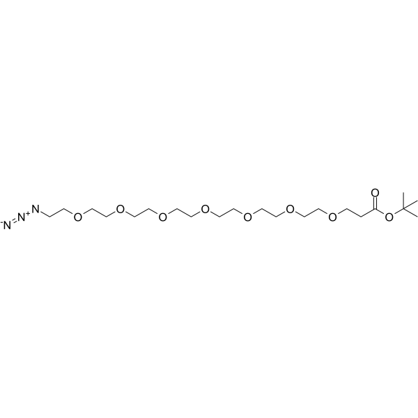 Azido-PEG7-t-butyl ester Chemical Structure