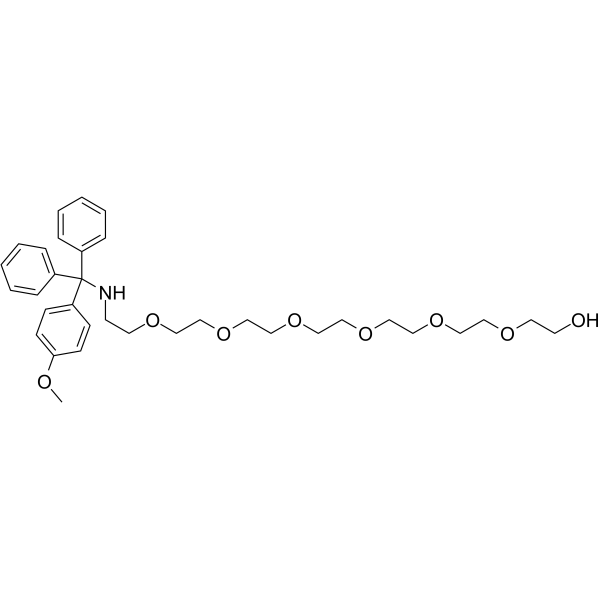 Methoxy-Tr-NH-PEG7 Chemical Structure