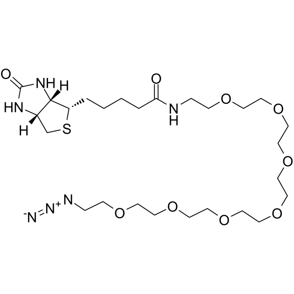 Biotin-PEG7-azide  Chemical Structure