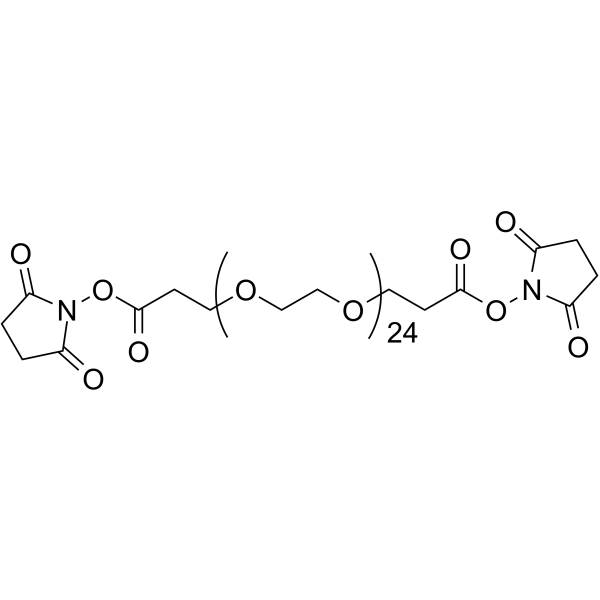 Bis-PEG25-NHS ester  Chemical Structure