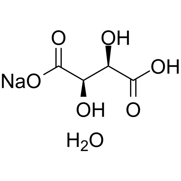 L-Tartaric acid sodium hydrate  Chemical Structure