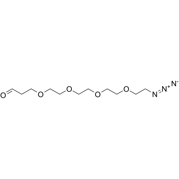 Ald-C2-PEG4-azide  Chemical Structure