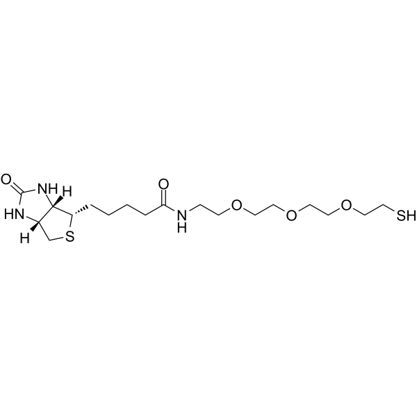 Biotin-PEG3-SH  Chemical Structure