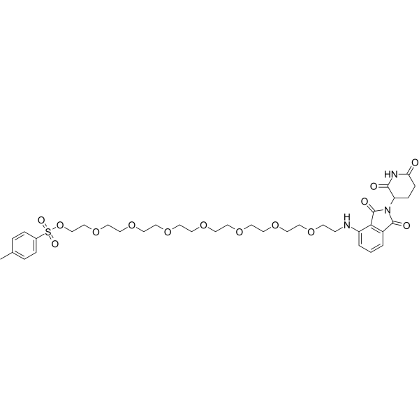 Thalidomide-NH-PEG8-Ts  Chemical Structure