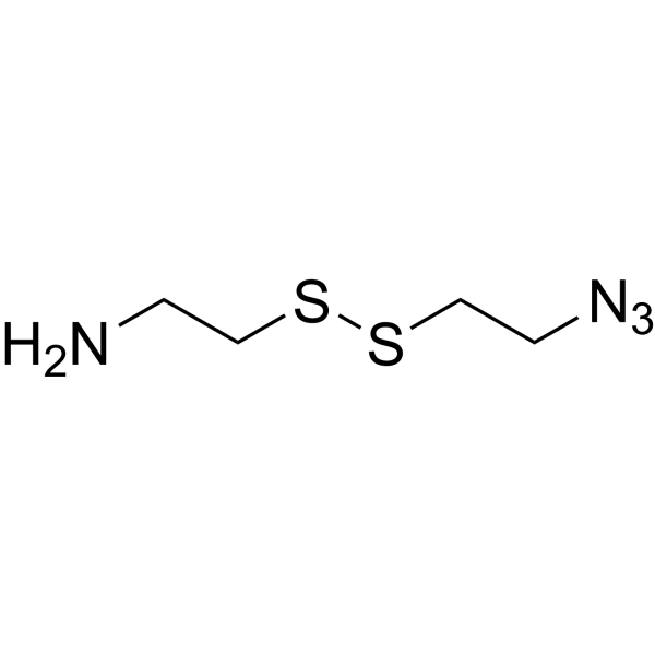Azidoethyl-SS-ethylamine Chemische Struktur