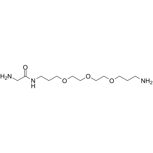Gly-PEG3-amine 化学構造