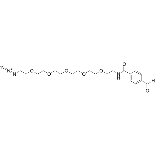 N3-PEG5-aldehyde 化学構造