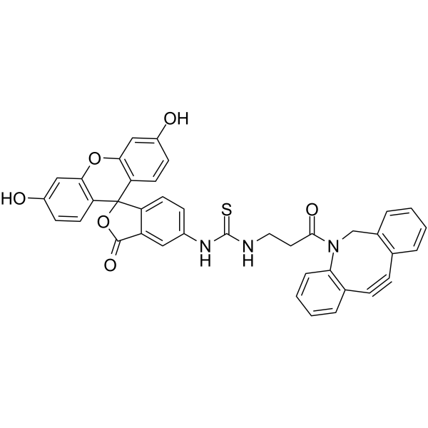Fluorescein-DBCO  Chemical Structure