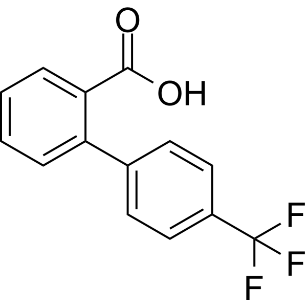 4'-Trifluoromethyl-2-biphenyl carboxylic acid  Chemical Structure