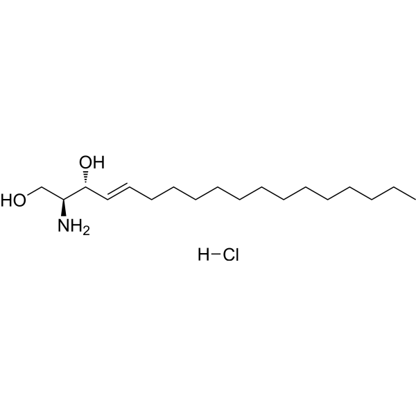 D-erythro-Sphingosine hydrochloride  Chemical Structure