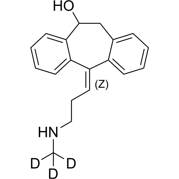 (Z)-10-Hydroxynortriptyline-d3 التركيب الكيميائي