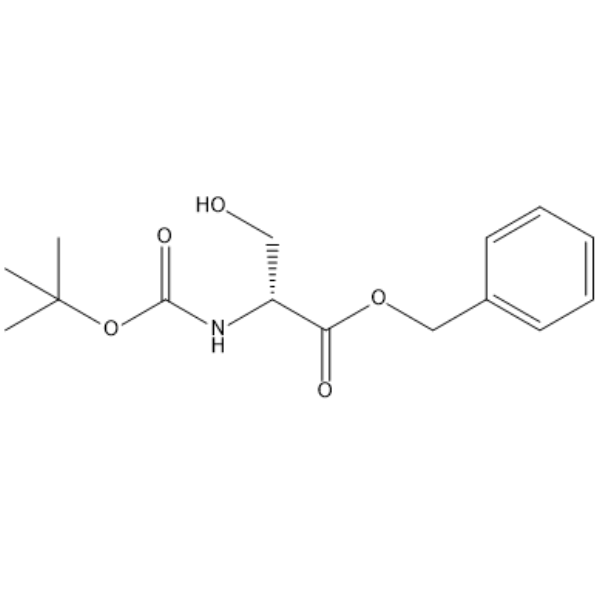 Benzyl (tert-butoxycarbonyl)-D-serinate  Chemical Structure