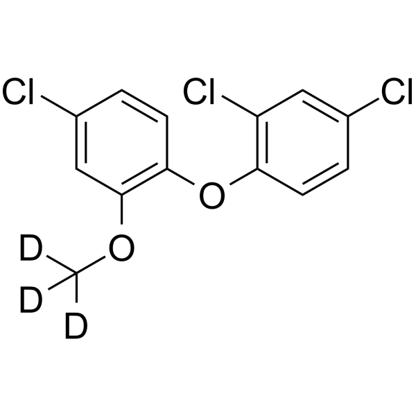 Triclosan-methyl-d3  Chemical Structure