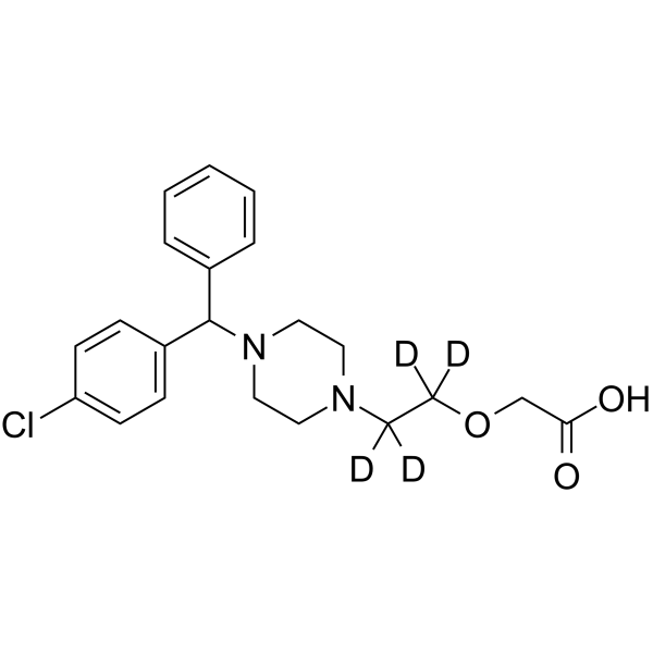 Cetirizine D4  Chemical Structure