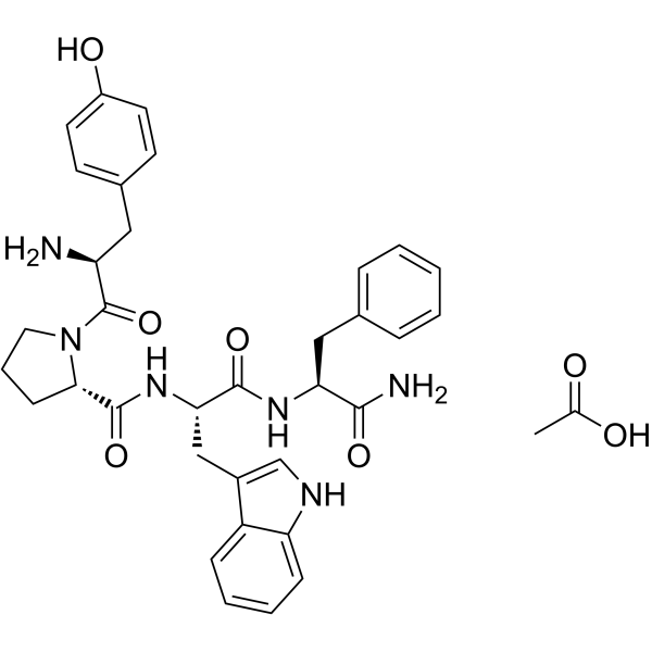 Endomorphin 1 acetate  Chemical Structure