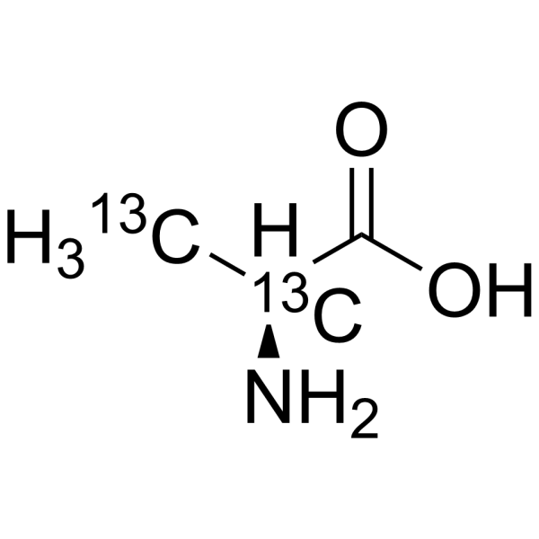 L-Alanine-13C2  Chemical Structure