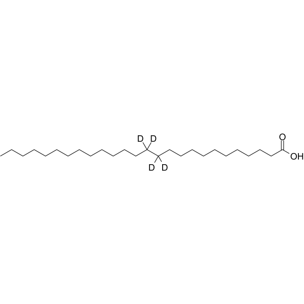 Hexacosanoic acid-d4-1  Chemical Structure