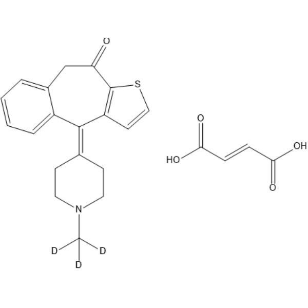 Ketotifen-d3 fumarate  Chemical Structure