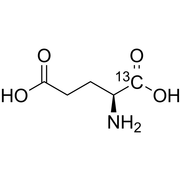 L-Glutamic acid-1-13C  Chemical Structure
