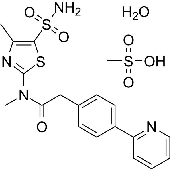 Pritelivir mesylate hydrate  Chemical Structure