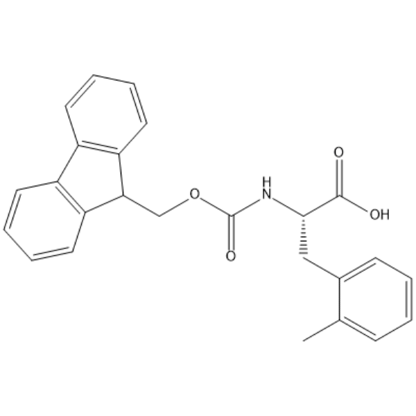 (S)-2-((((9H-Fluoren-9-yl)methoxy)carbonyl)amino)-3-(o-tolyl)propanoic acid  Chemical Structure