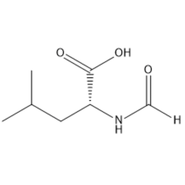 (R)-2-formamido-4-methylpentanoic acid  Chemical Structure