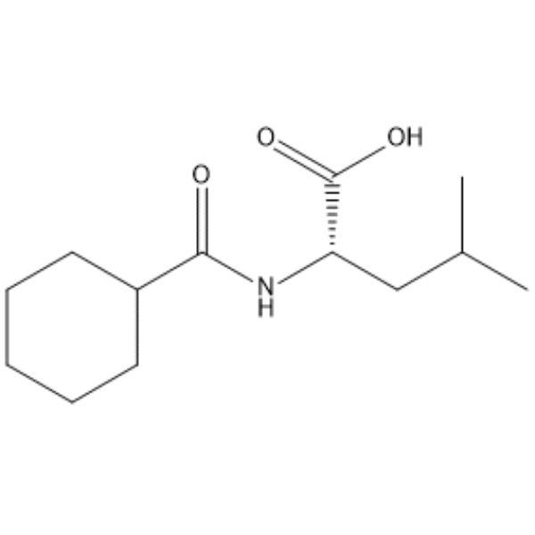 (Cyclohexanecarbonyl)-L-leucine  Chemical Structure
