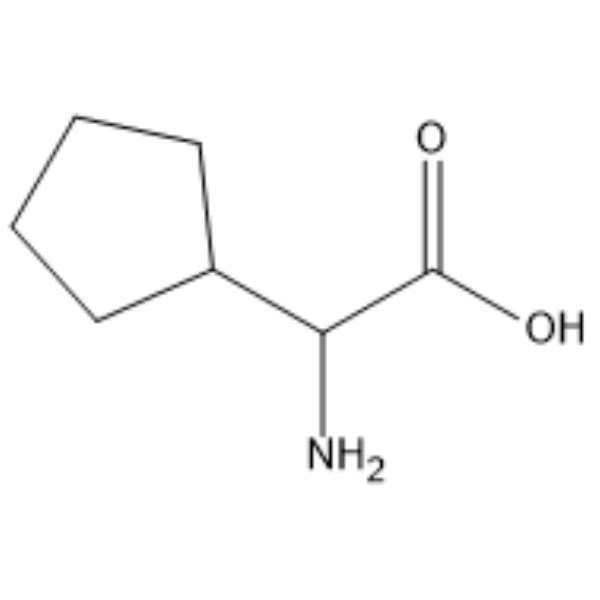 2-Amino-2-cyclopentylacetic acid  Chemical Structure