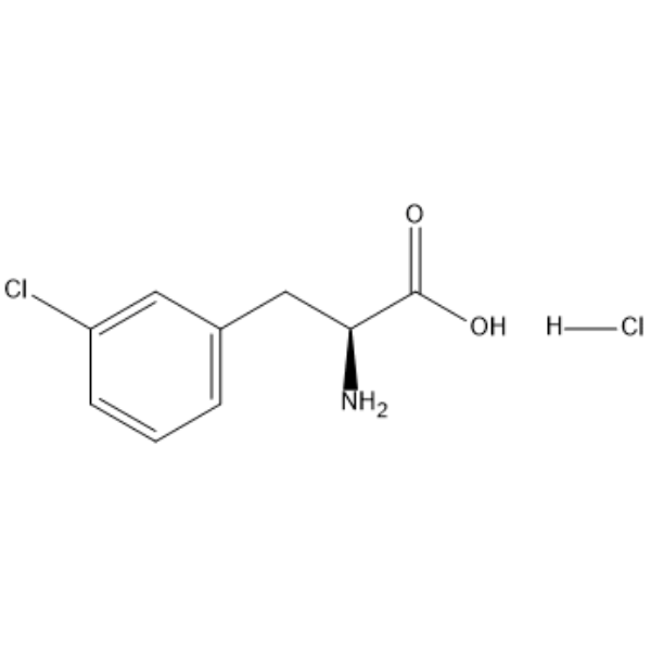 (S)-2-Amino-3-(3-chlorophenyl)propanoic acid hydrochloride  Chemical Structure