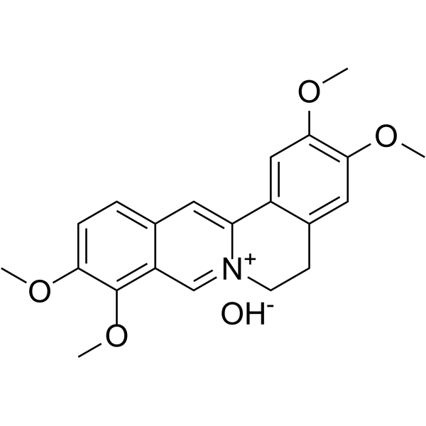 Palmatine hydroxide  Chemical Structure