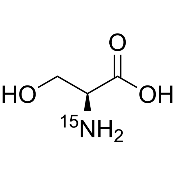 L-Serine-15N  Chemical Structure
