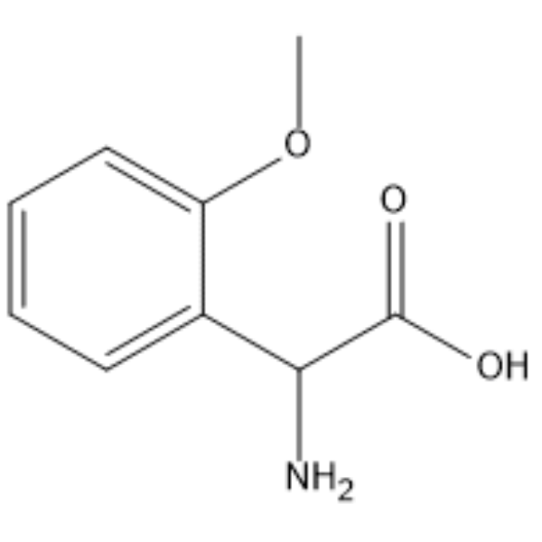 2-Amino-2-(2-methoxyphenyl)acetic acid 化学構造