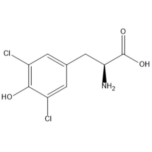(S)-2-Amino-3-(3,5-dichloro-4-hydroxyphenyl)propanoic acid  Chemical Structure