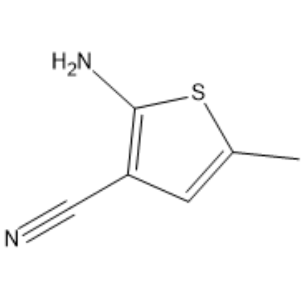 2-Amino-5-methylthiophene-3-carbonitrile 化学構造