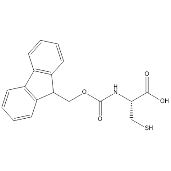 (((9H-Fluoren-9-yl)methoxy)carbonyl)-L-cysteine  Chemical Structure