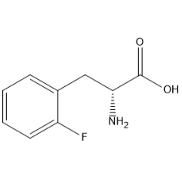 (R)-2-Amino-3-(2-fluorophenyl)propanoic acid  Chemical Structure