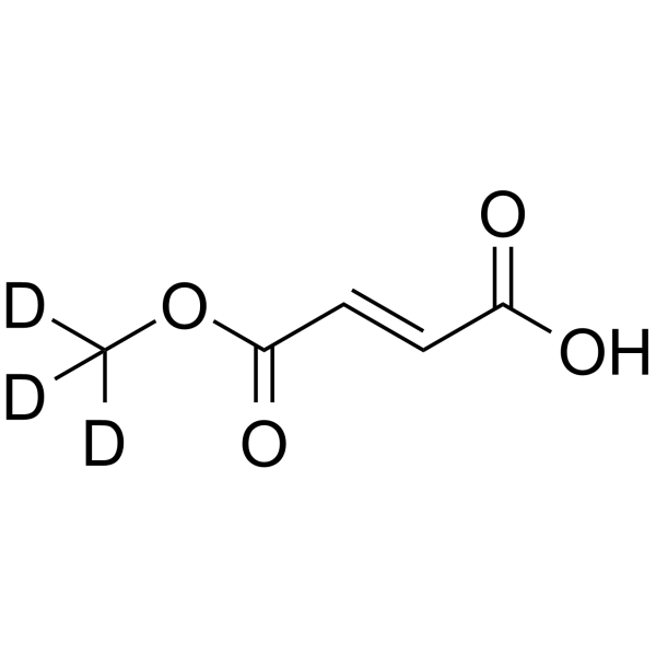 Monomethyl fumarate-d3  Chemical Structure