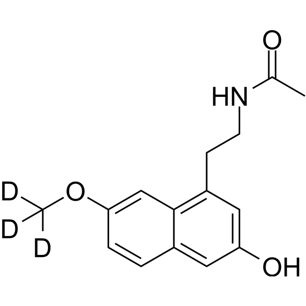 3-Hydroxy agomelatine-d3  Chemical Structure