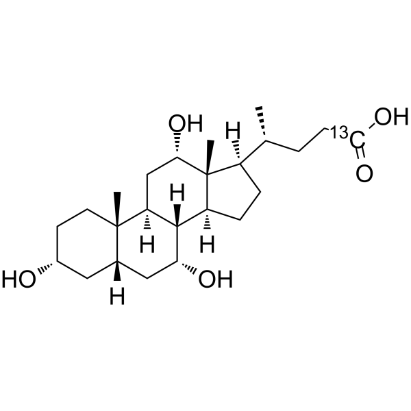 Cholic acid-13C  Chemical Structure