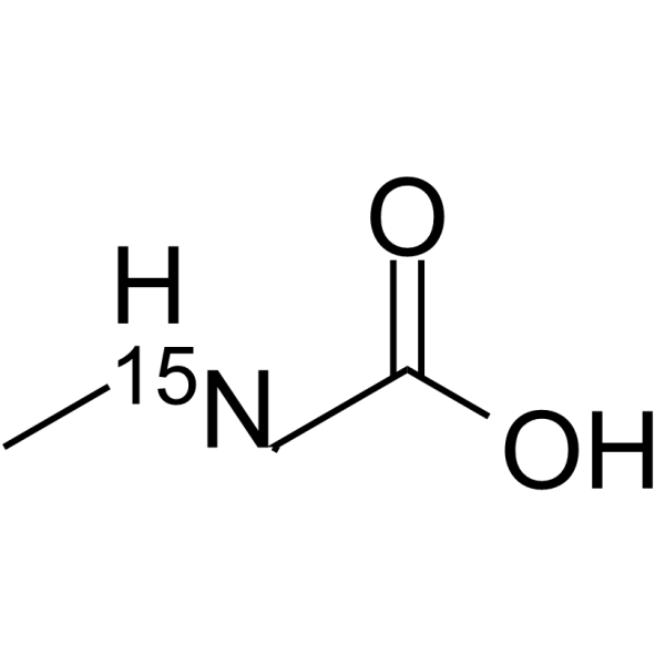 Sarcosine-15N  Chemical Structure